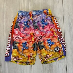 Flow Strong Kids Graphic Shorts